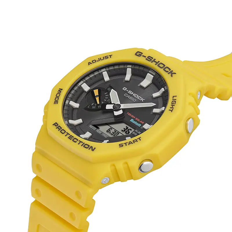 Casio G-Shock Tough Solar (Bluetooth) Yellow Men's Watch- GA-B2100C-9A